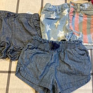 3 Jean shorts!